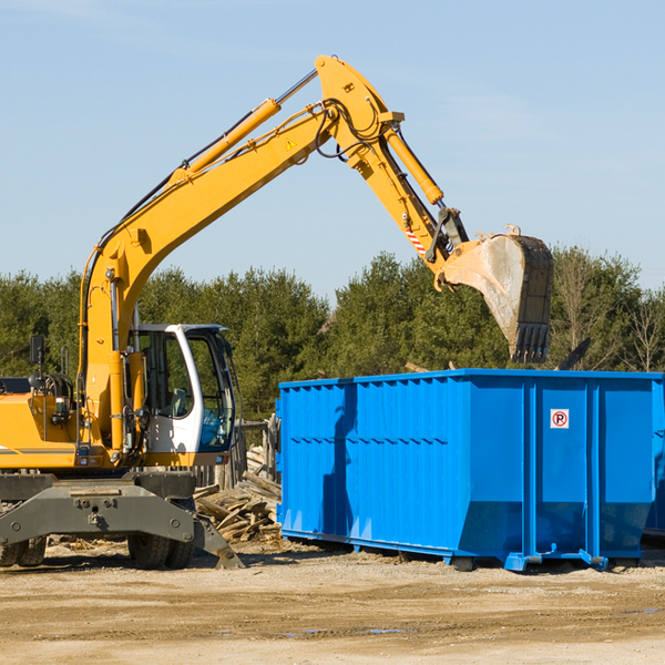 how many times can i have a residential dumpster rental emptied in Brocton